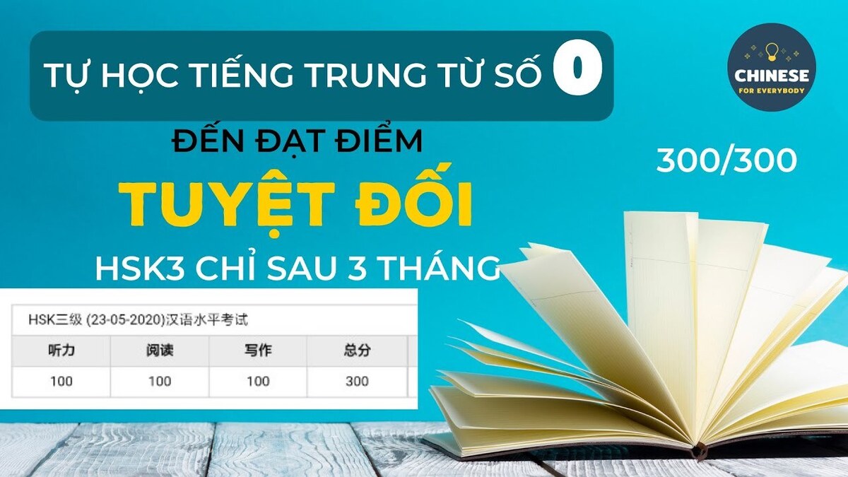 Chia sẻ kinh nghiệm tự học thi hsk đạt kết quả tốt 4