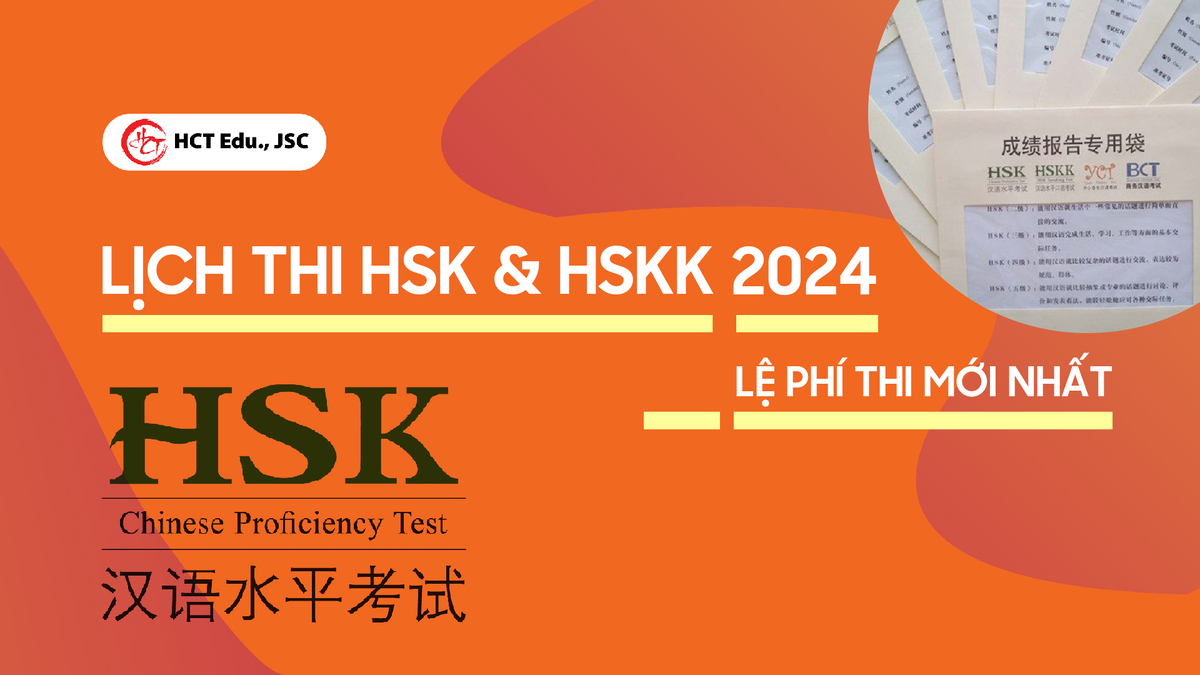 Lịch thi hsk mới nhất cập nhật liên tục 2