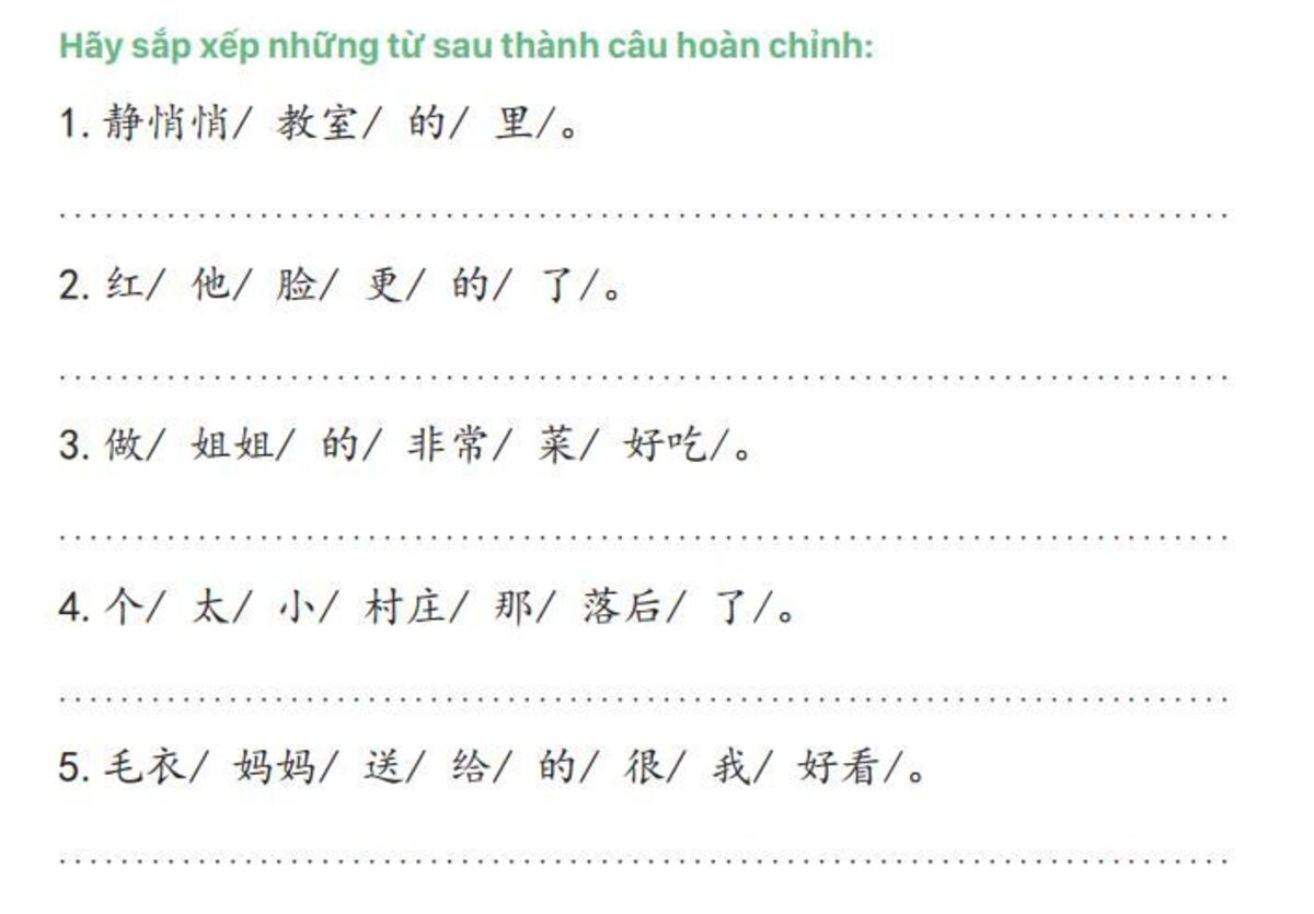 Tổng hợp tài liệu ngữ pháp tiếng trung từ cơ bản đến nâng cao 3